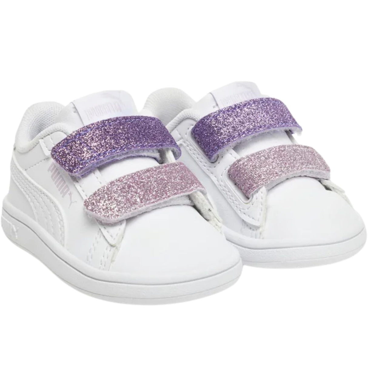 SCARPA BAMBINE PUMA 395610 06 SMASH 3.0 GLITTRVLCR STRAPPO