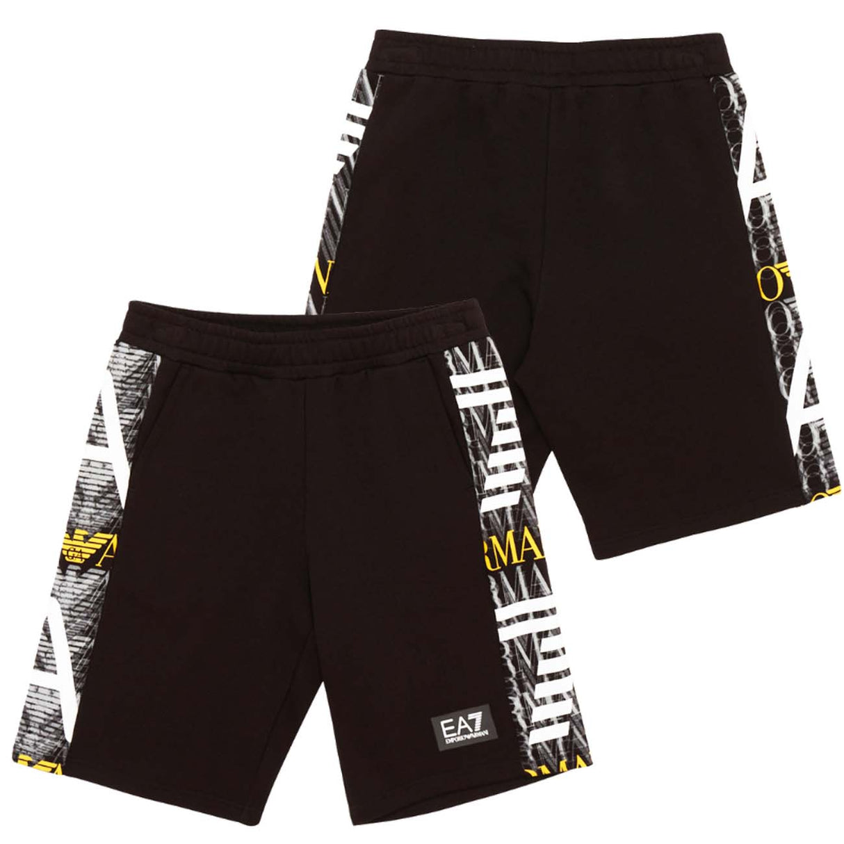 PANTALONCINO BAMBINI EA7 E24 3DBS58 BJEQZ 1200 NERO