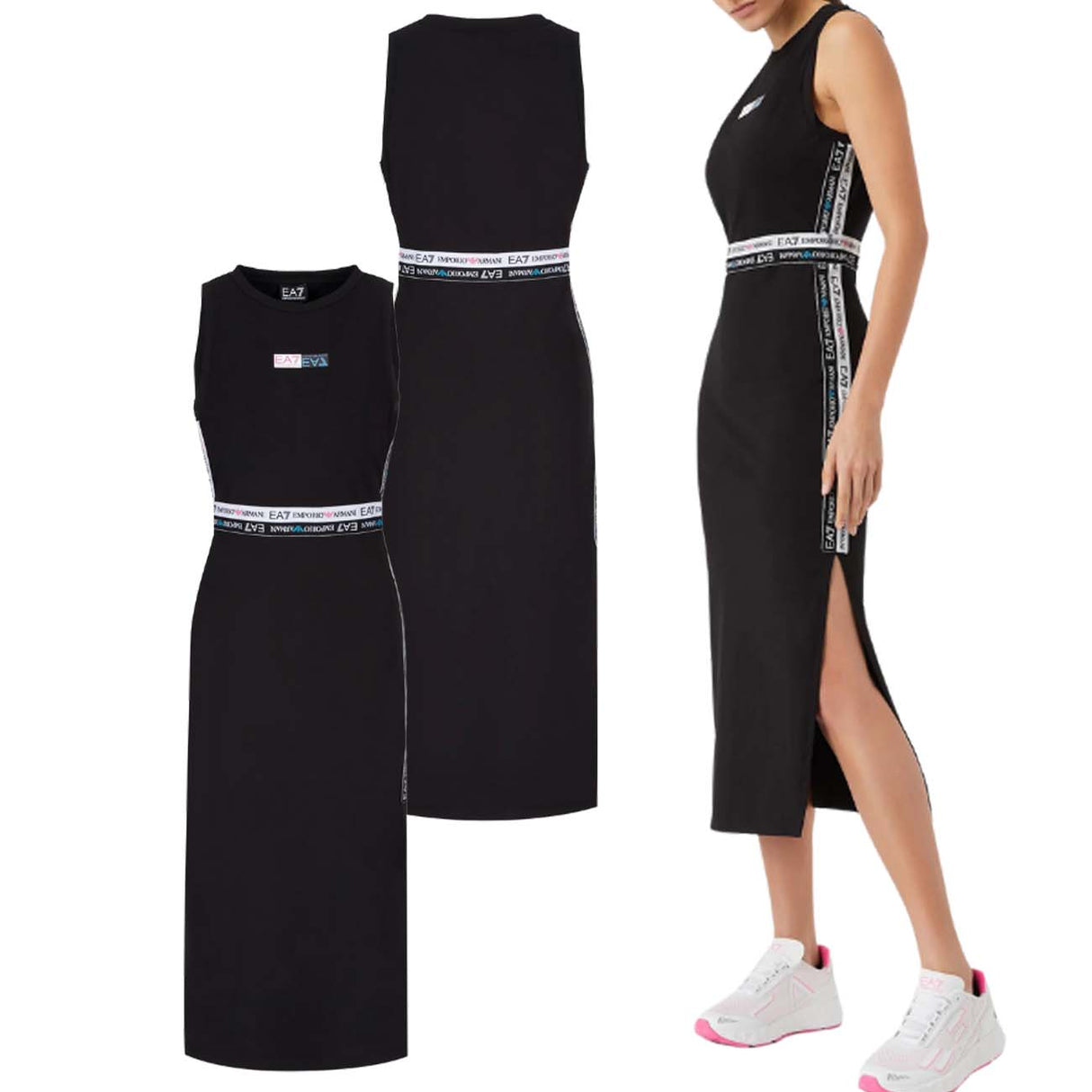 VESTITO ARMANI EA7 3LTA53TJFMZ LOGO SERIES