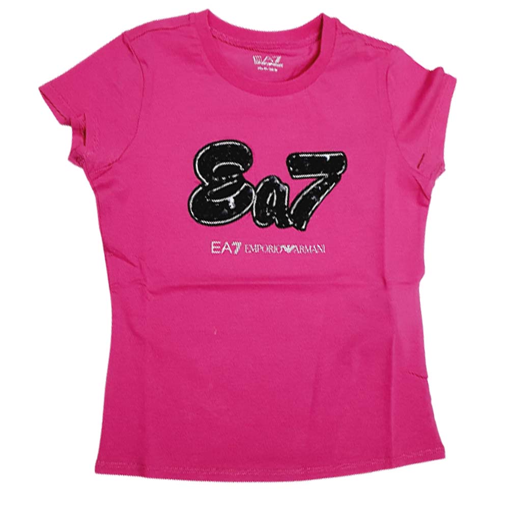T-SHIRT RAGAZEE ARMANI EA7 3RFT20 FJDLZ COTONE