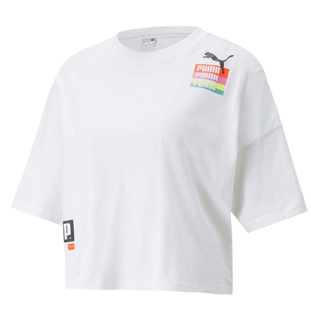 T-SHIRT DONNA PUMA 534350 OVERSIZE LOVE COTONE