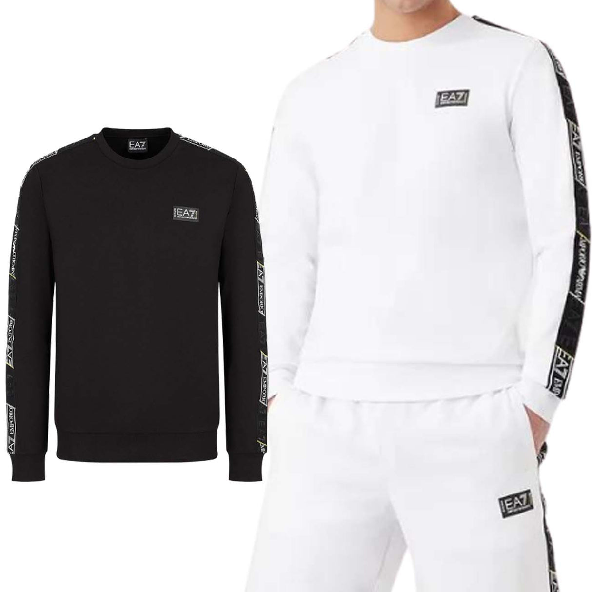 FELPA ARMANI EA7 3RPM08 PJ05Z COTONE LOGO