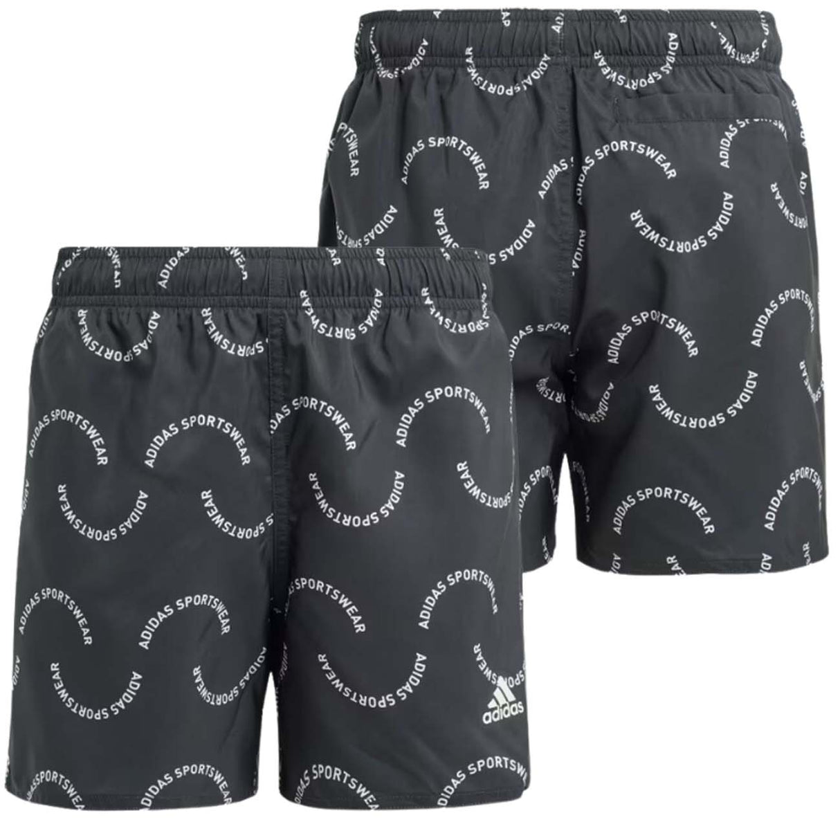 COSTUME RAGAZZI ADIDAS IR5691 WAVE PRINT CLX NERO