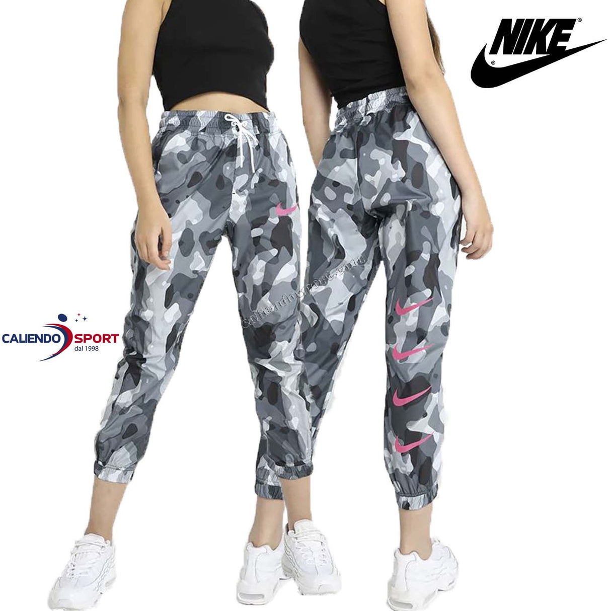 NIKE PANTS NIKE SWOOSH PANT CAMO 932107 010 SPOTTED PATTERN SPORT PALETSRA