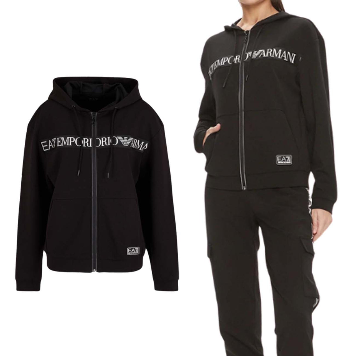 ARMANI EA7 E24 3DTM19 TJKWZ 1200 COTTON WOMEN'S SWEATSHIRT