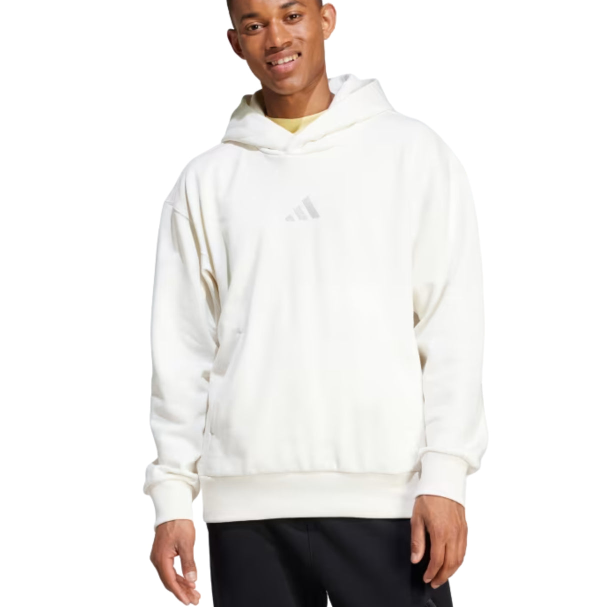 FELPA ADIDAS IY4121 CAPPUCCIO ALL FELPATA BIANCO