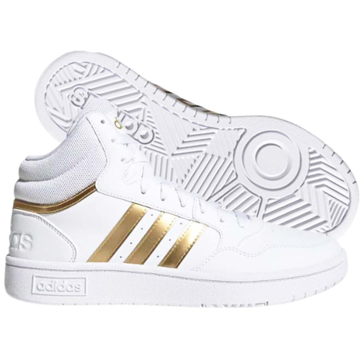CHAUSSURE ADIDAS HP7958 HOOPS 3 MID BLANCHE
