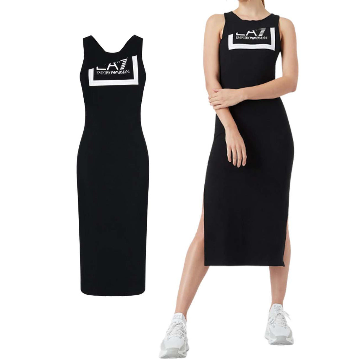 ROBE SPORTIVE DÉCONTRACTÉE ARMANI EA7 3LTA55TJ01Z