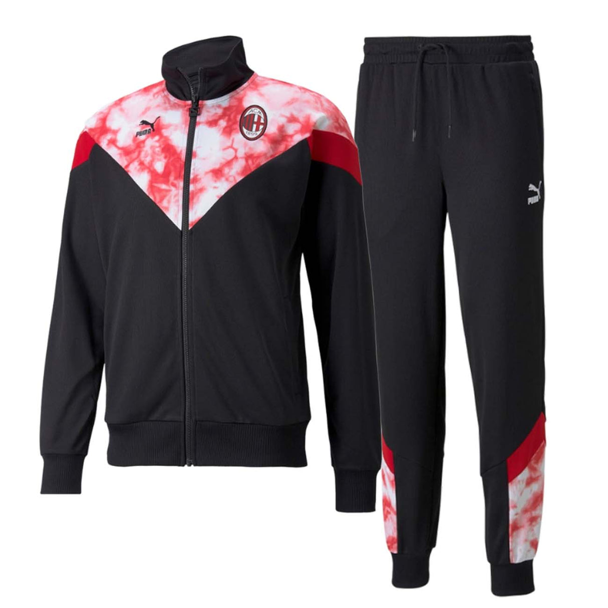 SURVÊTEMENT PUMA AC MILAN 765085 765083 VESTE + PANTALON OFFICIEL