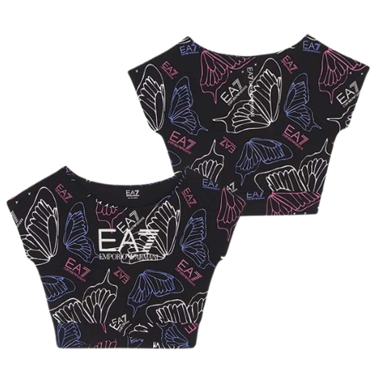 GIRLS T-SHIRT ARMANI EA7 3RFT16 FJ2HZ COTTON