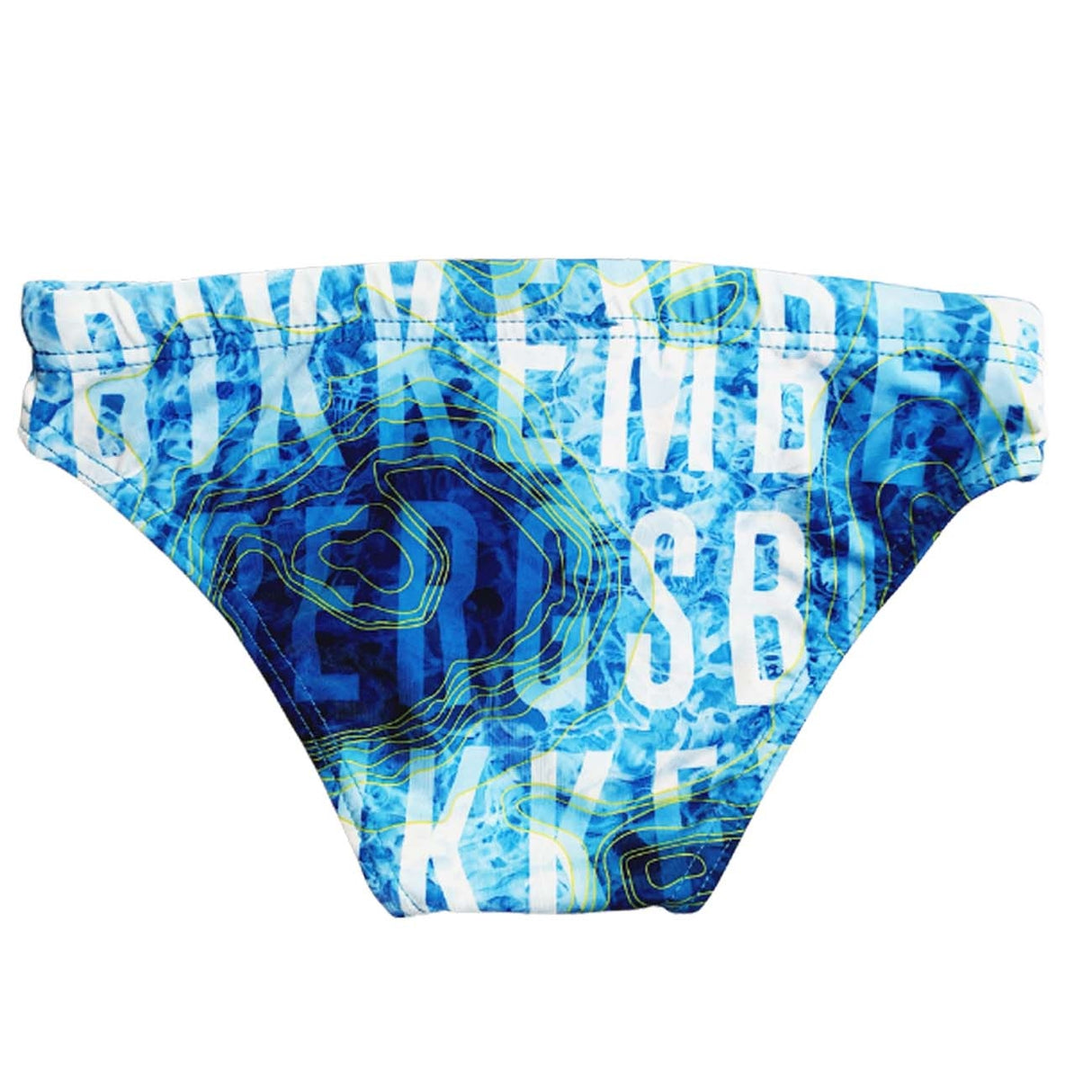 COSTUME BIKKEMBERG BAMBINI SLIP BK0360 STAMPA ALL-OVER