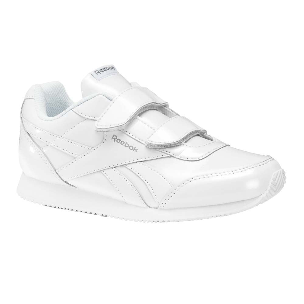 SCARPA REEBOK BIMBA DV3667 DV3666 ROYAL CLASSIC JOGGER 2.0 2V BIANCO NERO