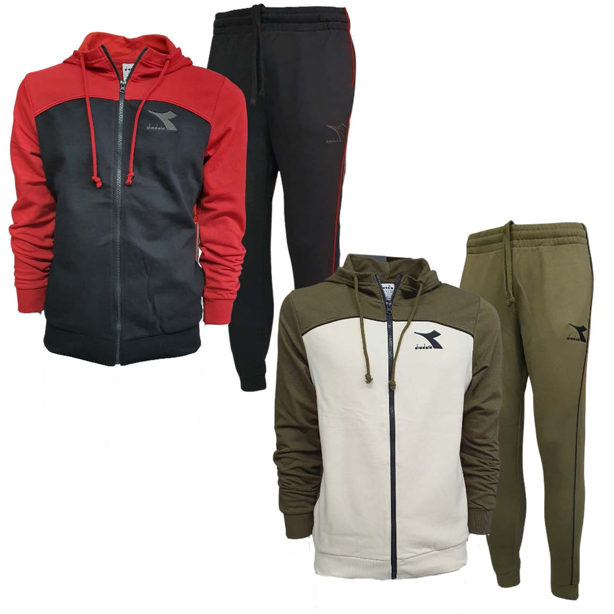 SURVÊTEMENT DIADORA HOMME 178674 HD FZ SUIT CORE FLEECE COTTON