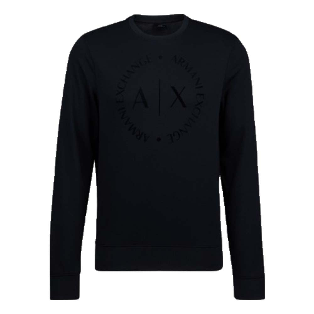 SWEAT-SHIRT HOMME ARMANI 8NZM87Z9N1Z COL ROND BLANC NOIR