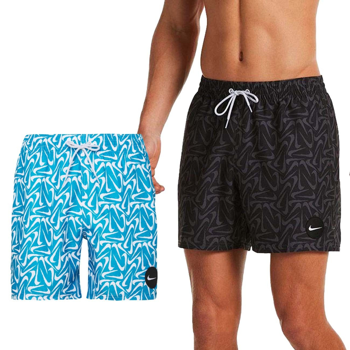 COSTUME NIKE NESSA520 SWIM 5 VOLLEY SWOOSH BOXER