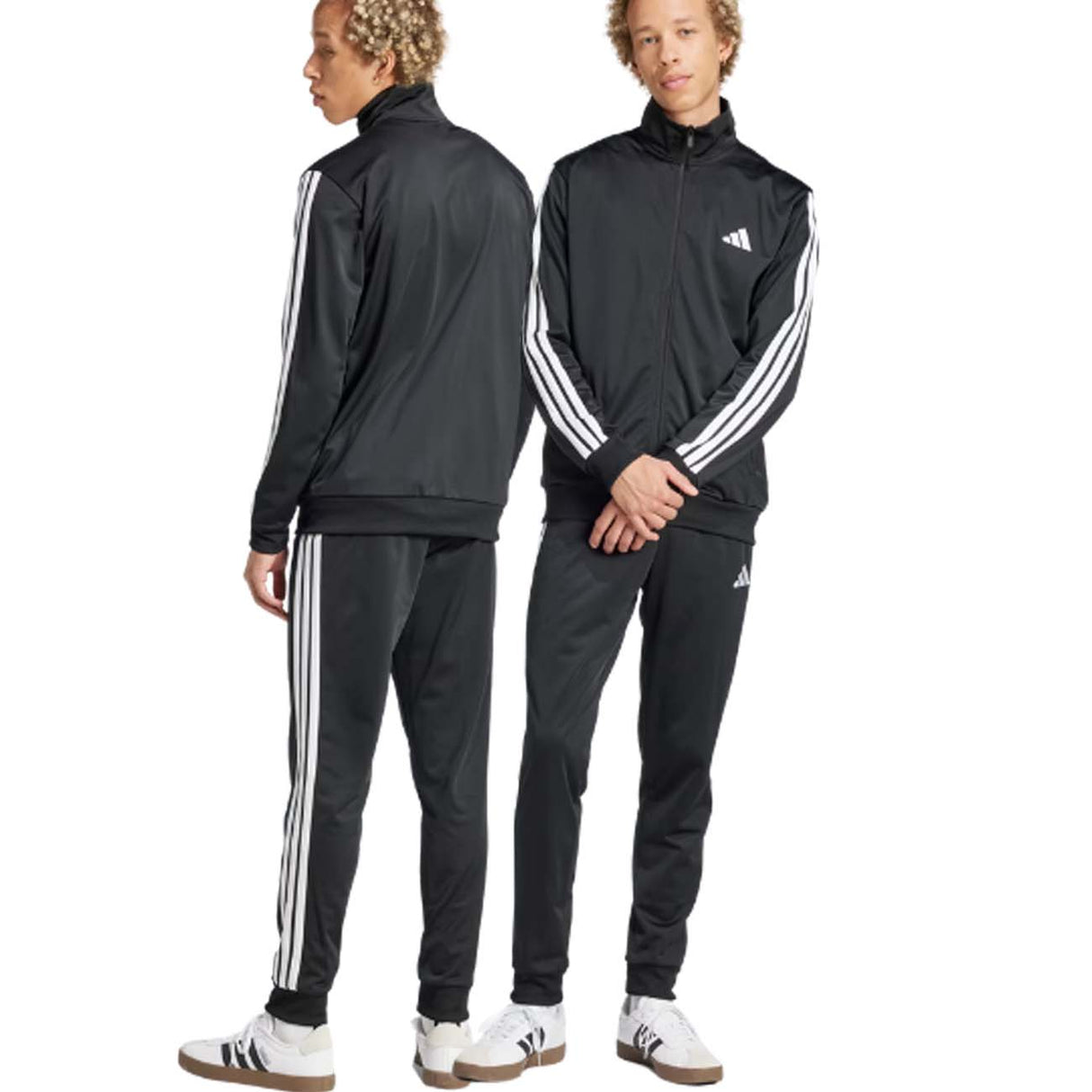 TUTA ADIDAS JI8858 BASIC SPORTWEAR NERO ACETATA