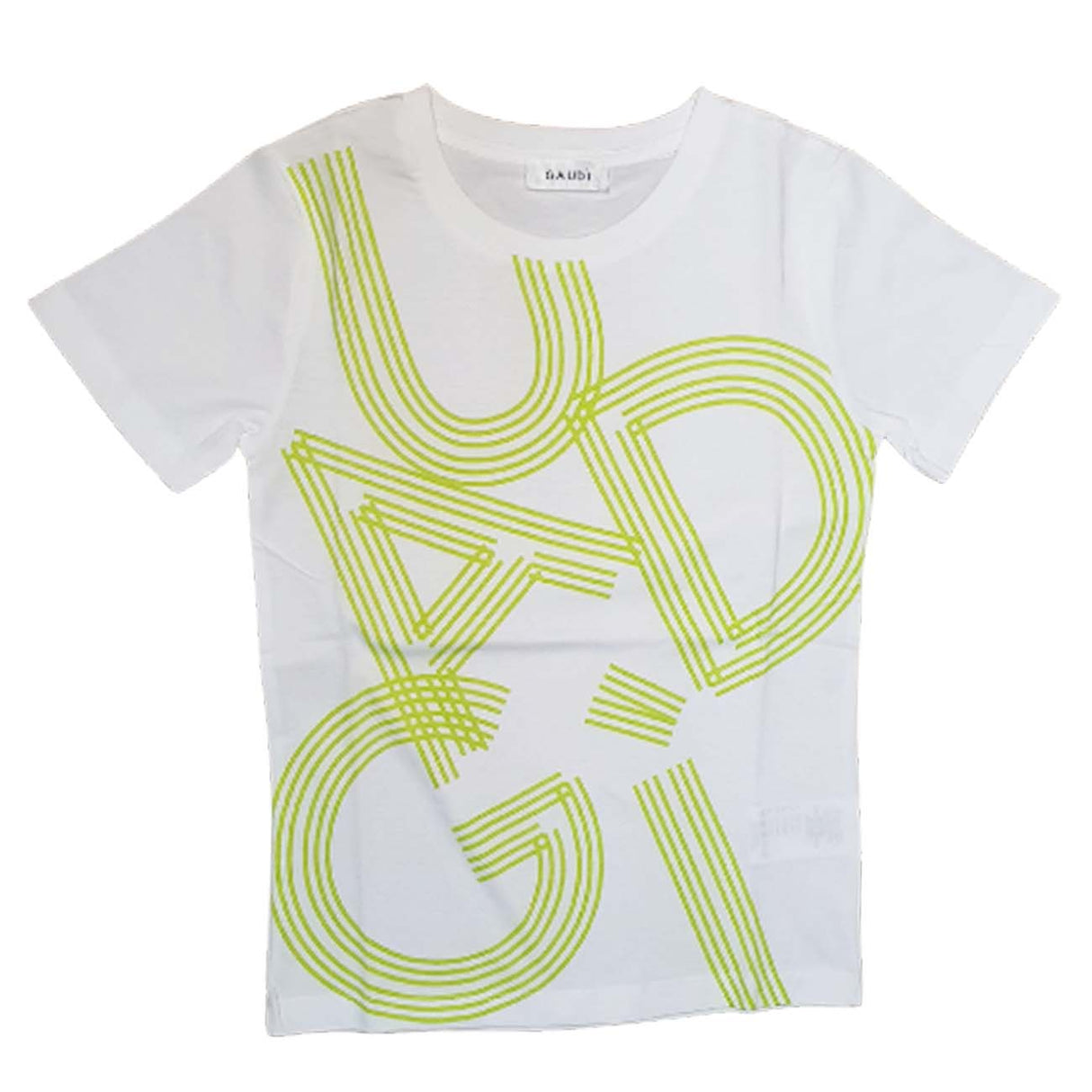 GAUDI' BOYS T-SHIRT GAM04547 WHITE COTTON