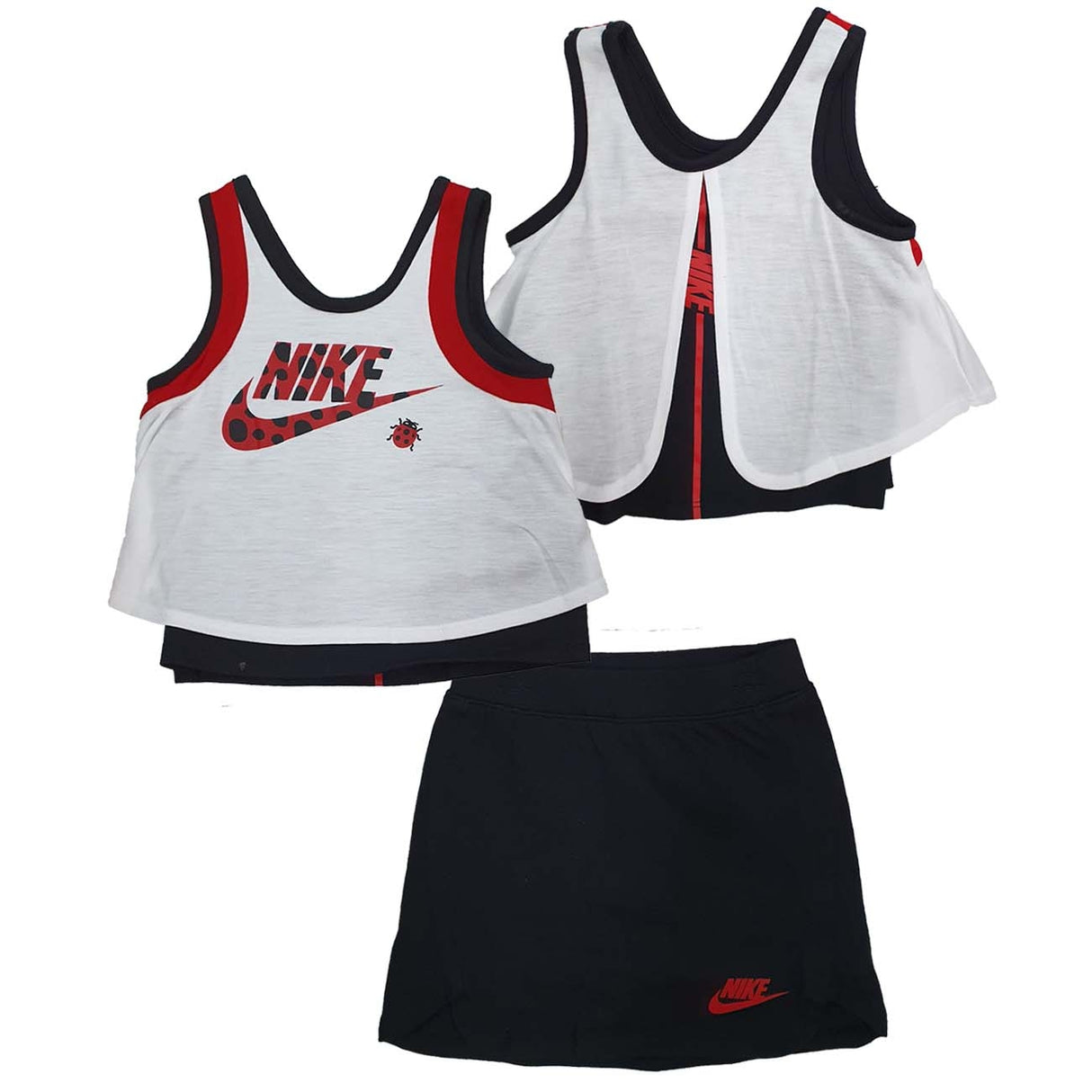 NIKE 36H773 ENSEMBLE COMPLET DÉBARDEUR + JUPE POUR FILLE