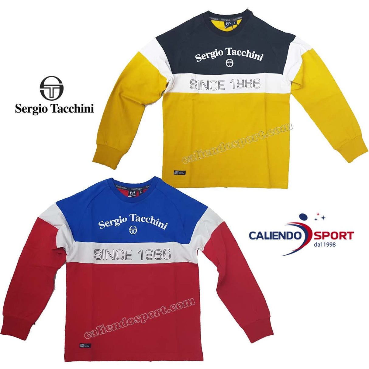 T-SHIRT À MANCHES LONGUES EN COTON SERGIO TACCHINI 3031M0023T