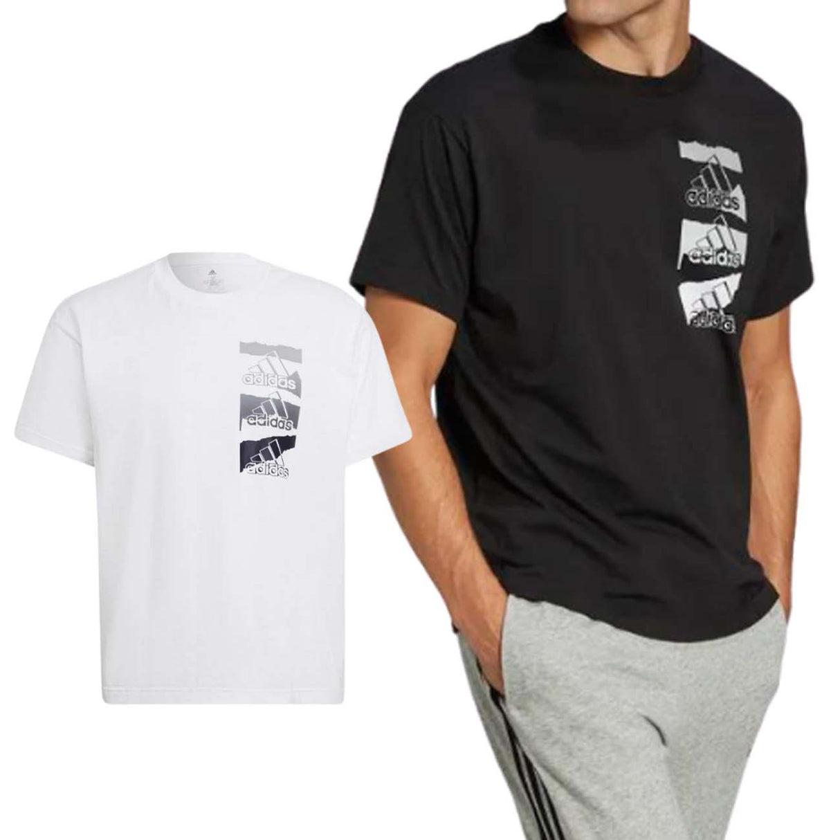 T-SHIRT SIMPLE ADIDAS HE4315 HE4314 ESSENTIALS BRAND LOVE