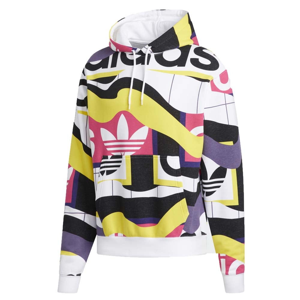 ADIDAS FM1566 FM1569 PRINT HOODIE ORIGINALS FLEECE COTTON