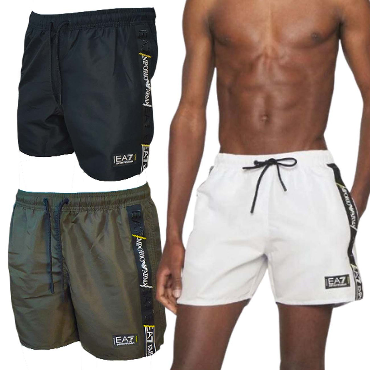 MAILLOT DE BAIN SÉRIE LOGO ARMANI EA7 902000 3R732