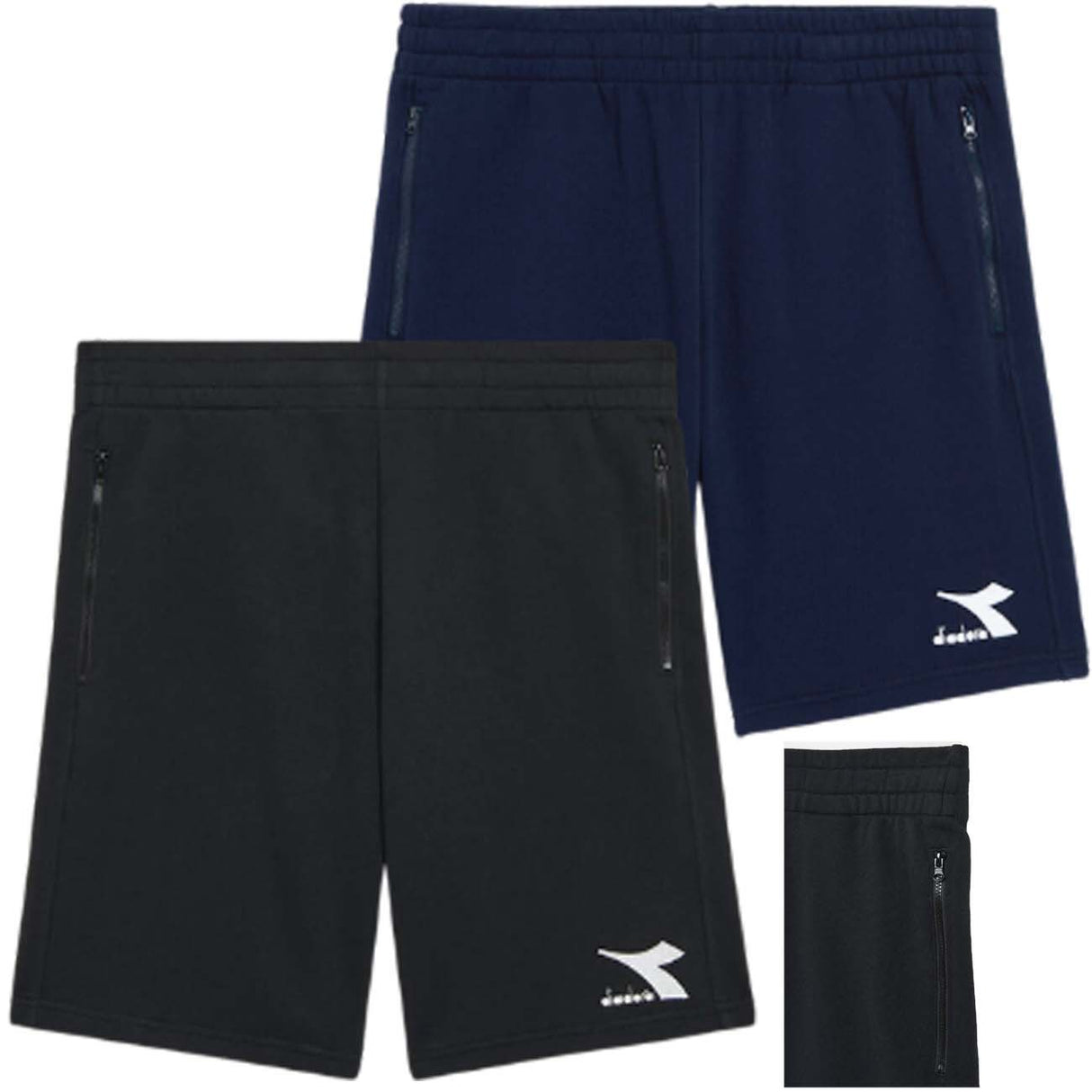 SHORT EN COTON AVEC POCHES ZIPPÉES DIADORA 179307