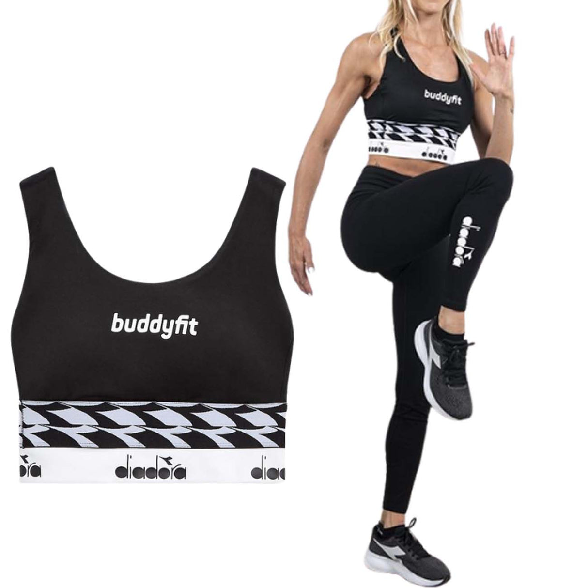 BRA DIADORA 178771 80013 L MEDIUM BUDDYFIT NERO