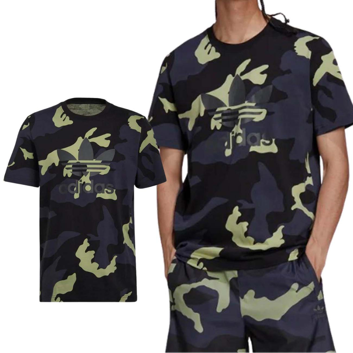 T-SHIRT ADIDAS HC7187 GRAPHICS CAMO POUR HOMMES