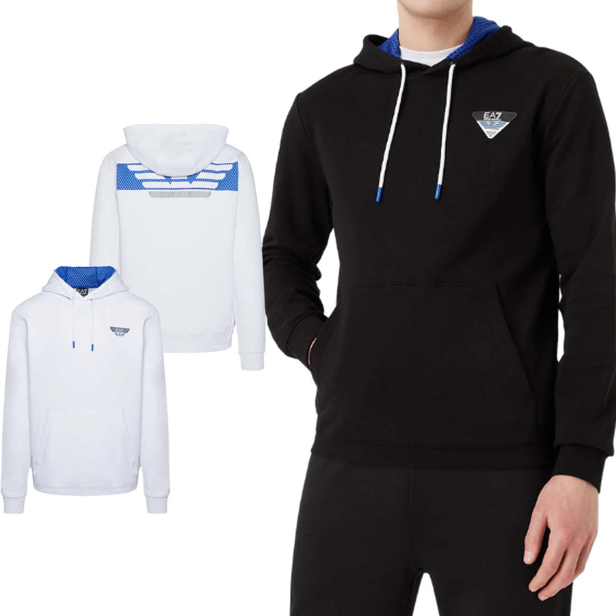 FELPA ARMANI EA7 6LPM72 PJEQZ COTONE GARZATO