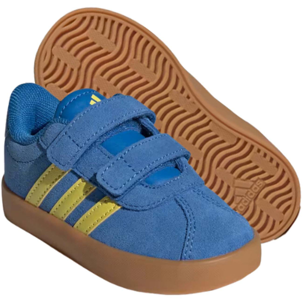 SCARPA RAGAZZI ADIDAS JH6306 VL COURT 3.0 STRAPPO