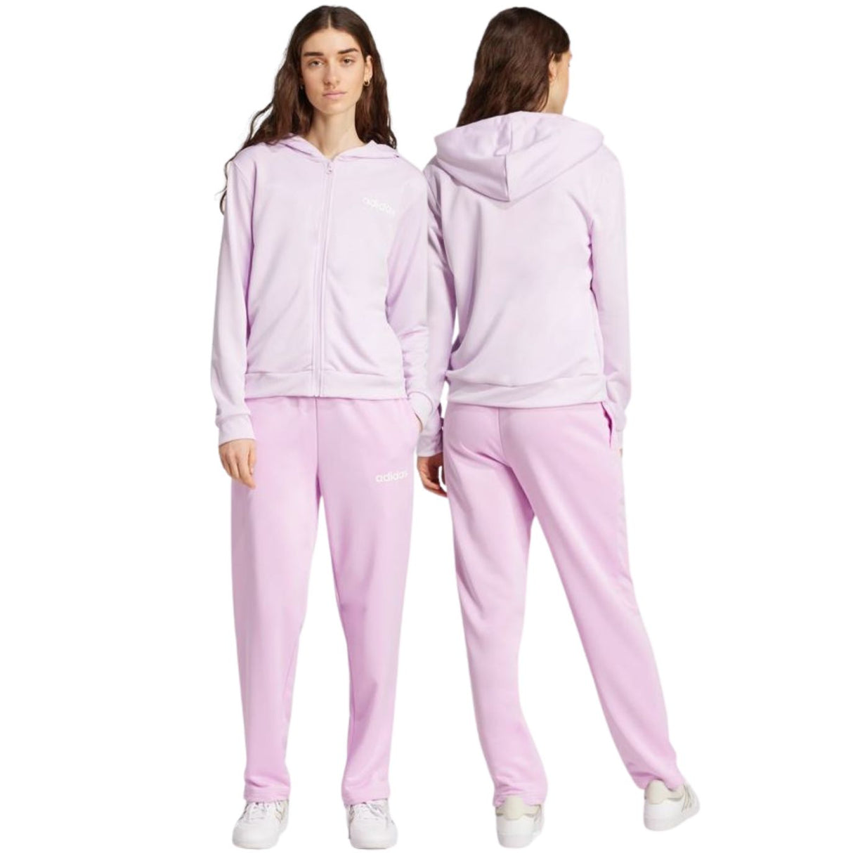 TUTA DONNA ADIDAS JD2700 ESSENTIALS LINEAR ACETATO ROSA
