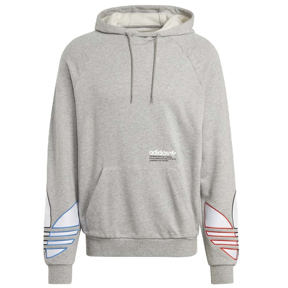 ADIDAS SWEATSHIRT GN3570 GN3571 HOODIE ADICOLOR TRICOLOR TREFOIL