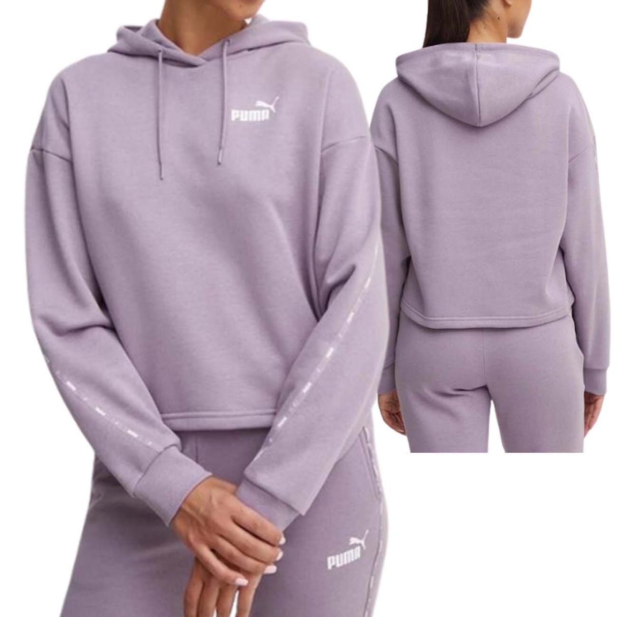 FELPA DONNA PUMA 675996 30 ESSENTIALS COTONE FELPATO