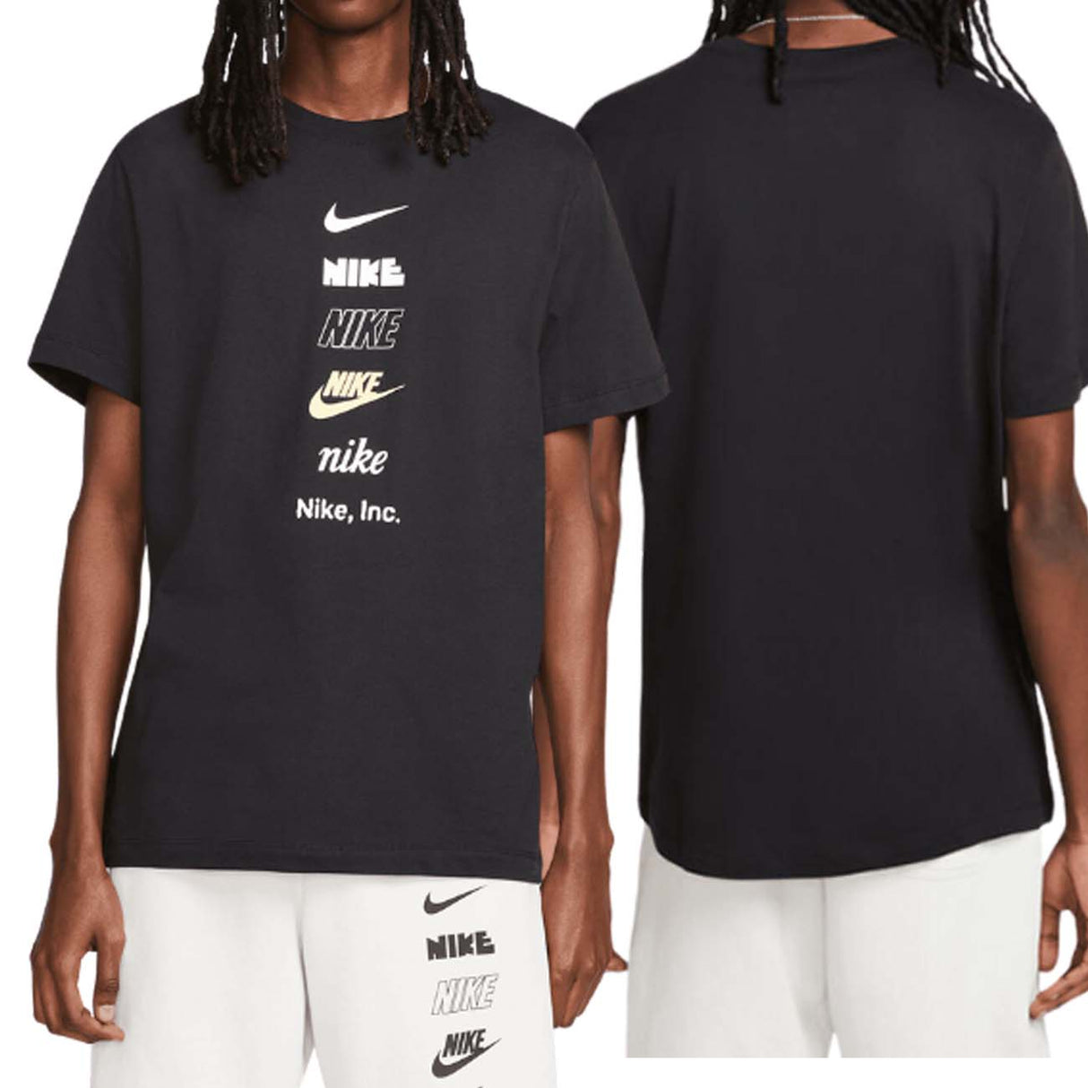 T-SHIRT SPORTWEAR EN COTON NOIR NIKE DZ2875 010