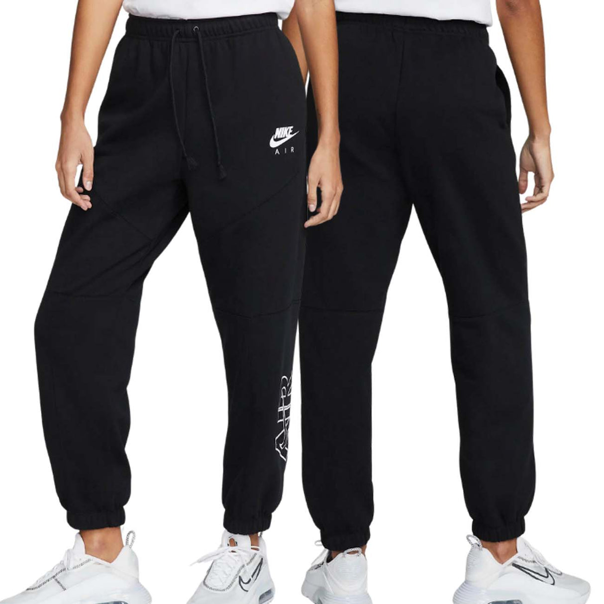 NIKE WOMEN'S AIR DM6061 010 BRUSHED COTTON PANTS