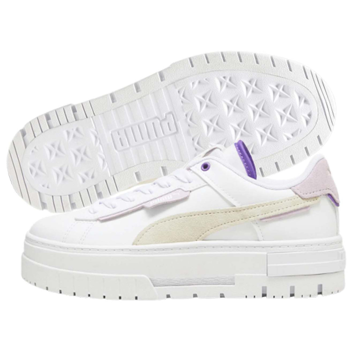 SCARPA DONNA PUMA 392495 08 CRASHED WNS BIANCO