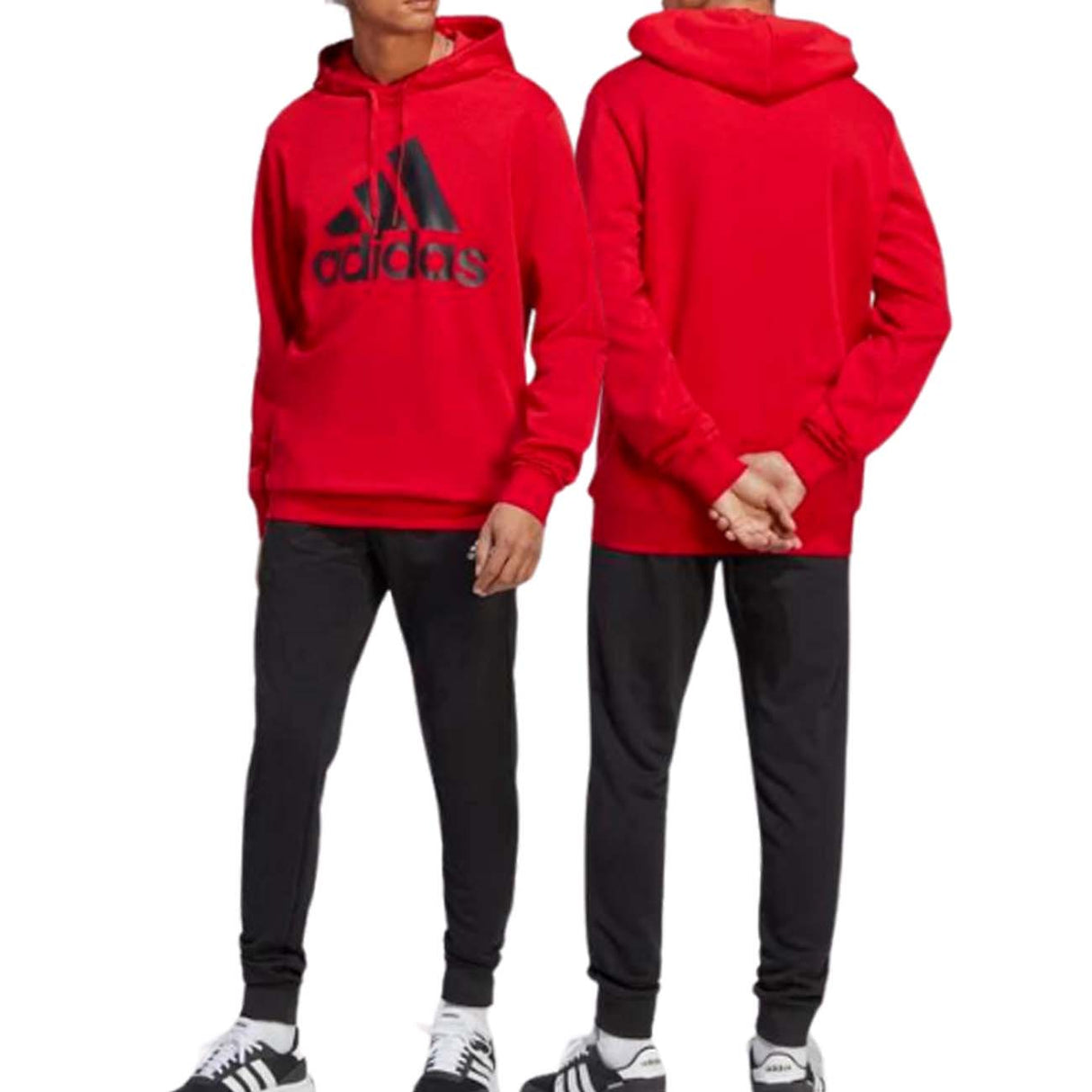SURVÊTEMENT EN COTON BROSSÉ À GRAND LOGO ADIDAS IC6774