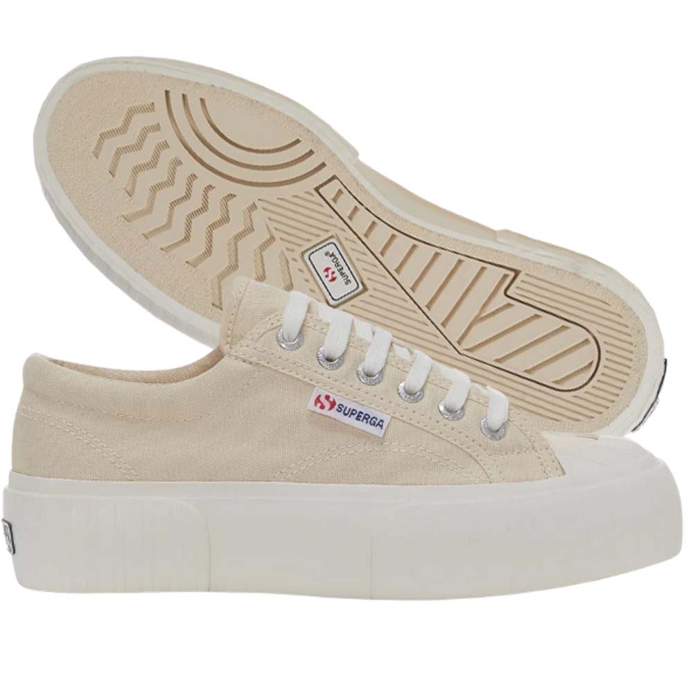 CHAUSSURES À PLATEFORMES À RAYURES SUPERGA S5111SW POUR FEMMES