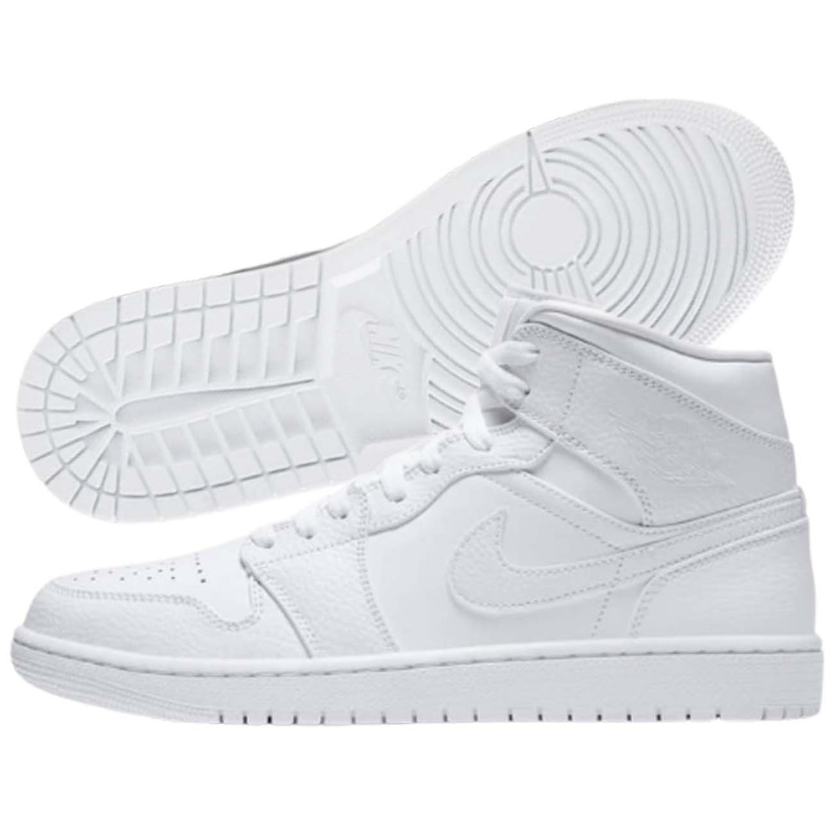 CHAUSSURE NIKE JORDAN 1 MID 554724-130 BLANCHE