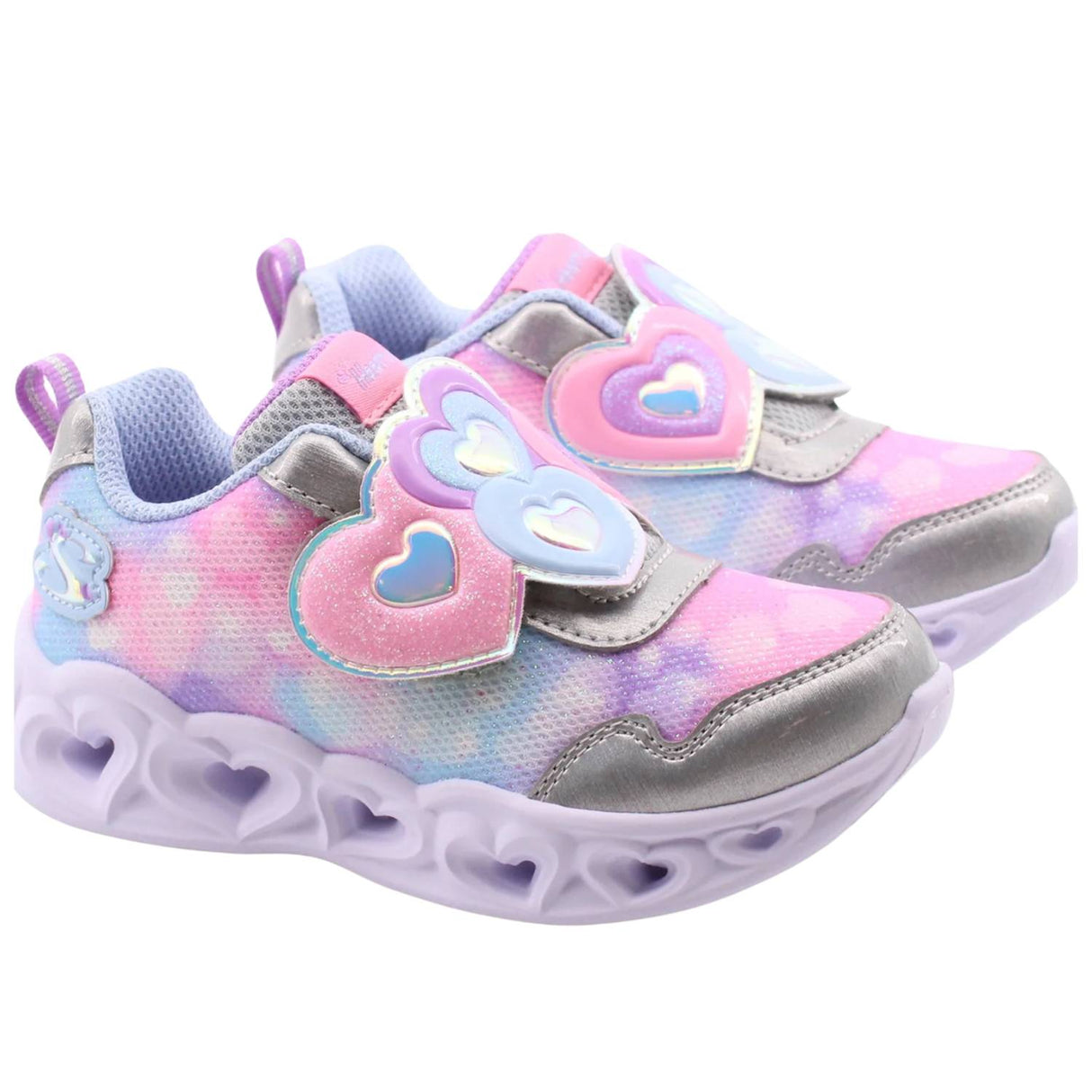 SCARPA BAMBINE SKECHERS 302693N SMLT HEART LIGHTS LOVIN