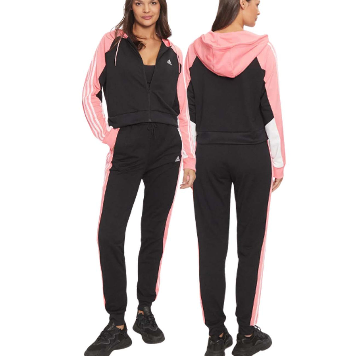 TUTA DONNA ADIDAS IX1110 BOLDCLOCK ACETATO NERO ROSA