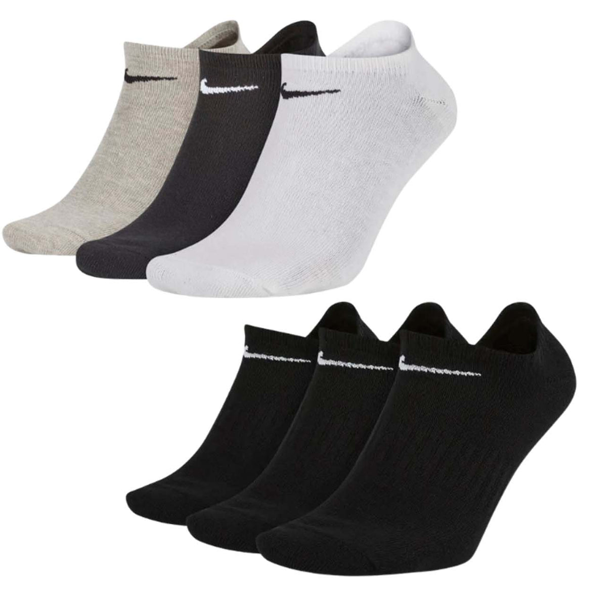 NIKE SX7678 EVERYDAY LIGHTWEIGH UNISEX SOCKS 3 PAIRS
