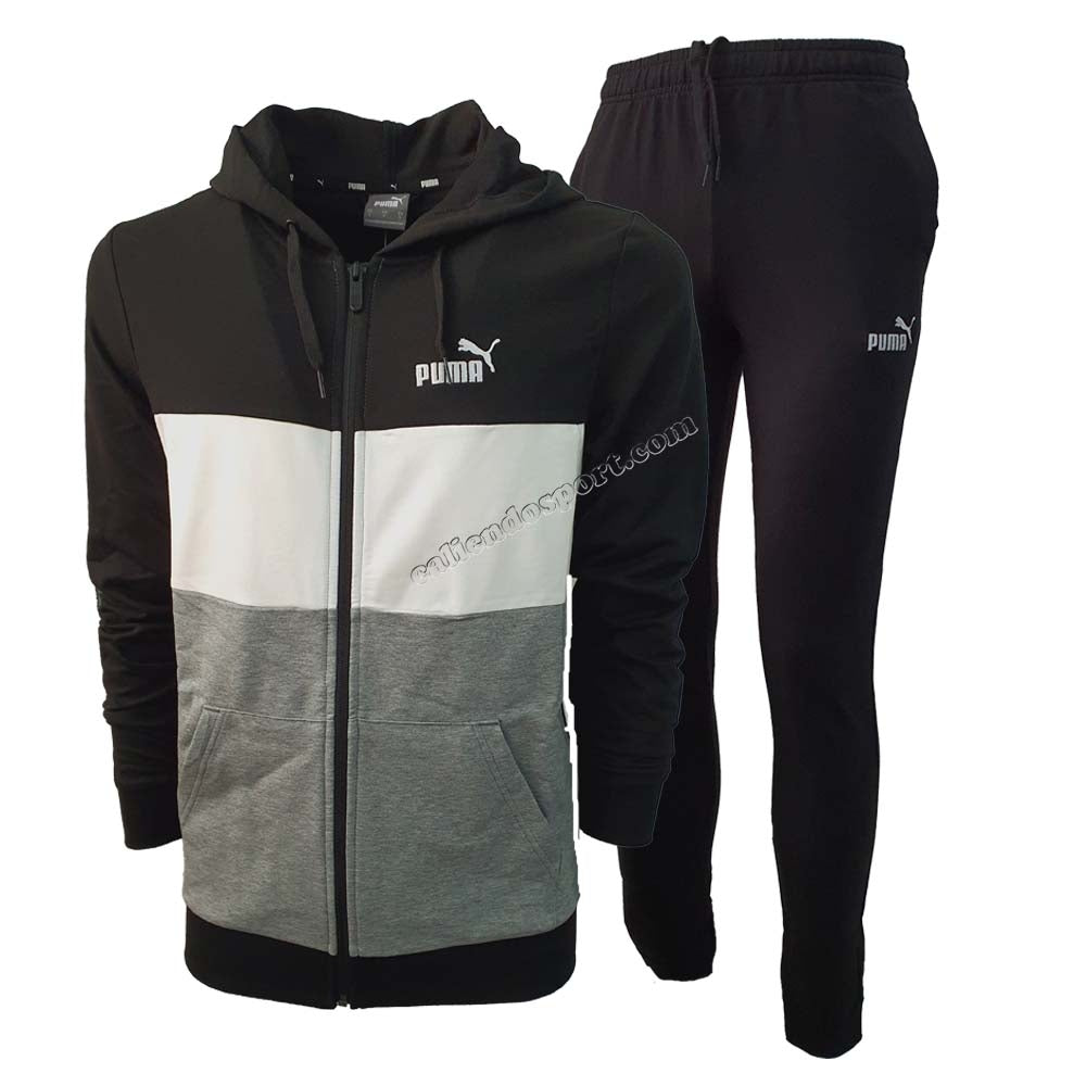 TUTA PUMA 855966 MS COLORBLOCK SUI COTONE