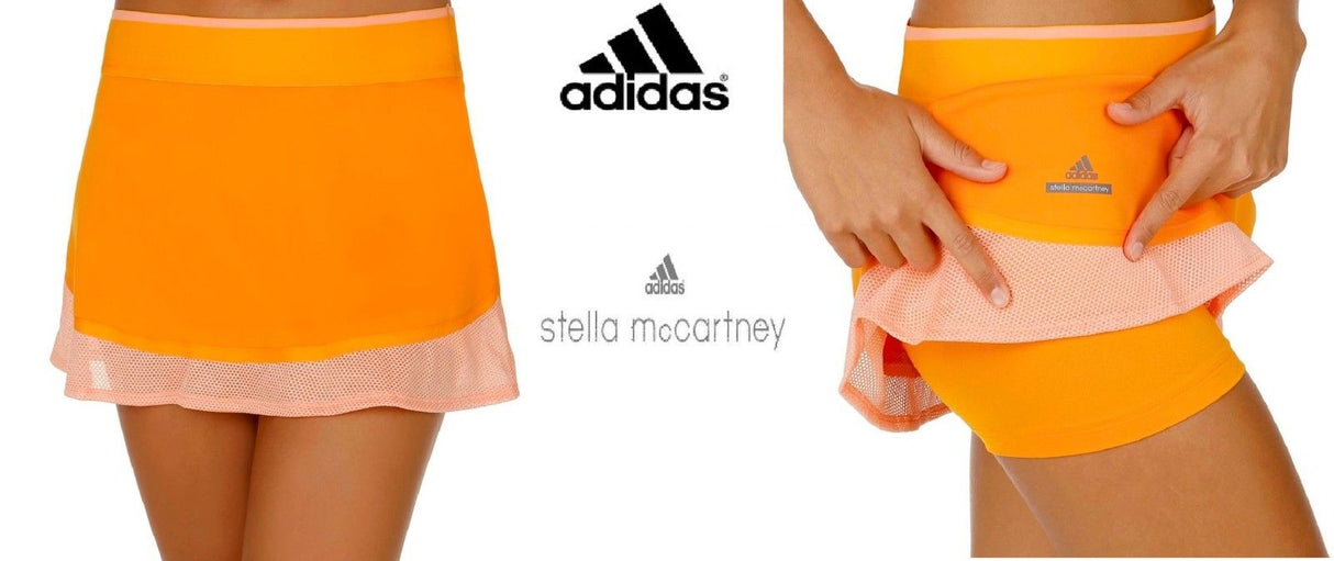 Gonna PANTALONCINI Ragazza Adidas STELLA MCCARTENY Tennis SPORT CORSA GIALLO