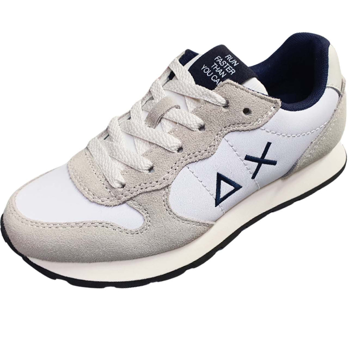 SCARPA RAGAZZI SUN 68 Z44304T 01 BIANCO LACCI