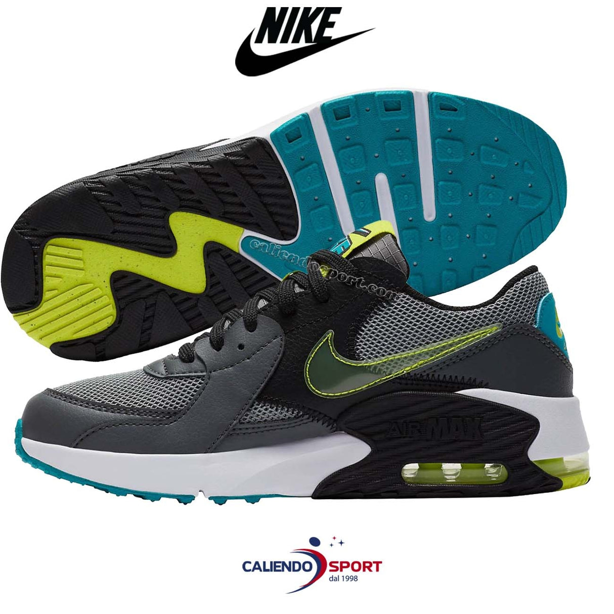 SCARPA NIKE RAGAZZI CW5834 001 AIR MAX EXCEE POWEW UP