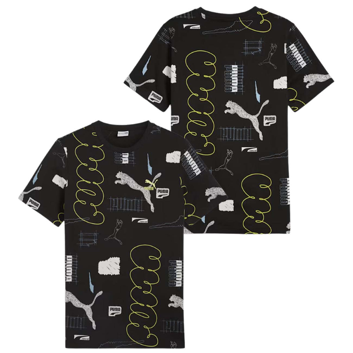 T-SHIRT PUMA 624281 01 BRAND LOVE NERO COTONE