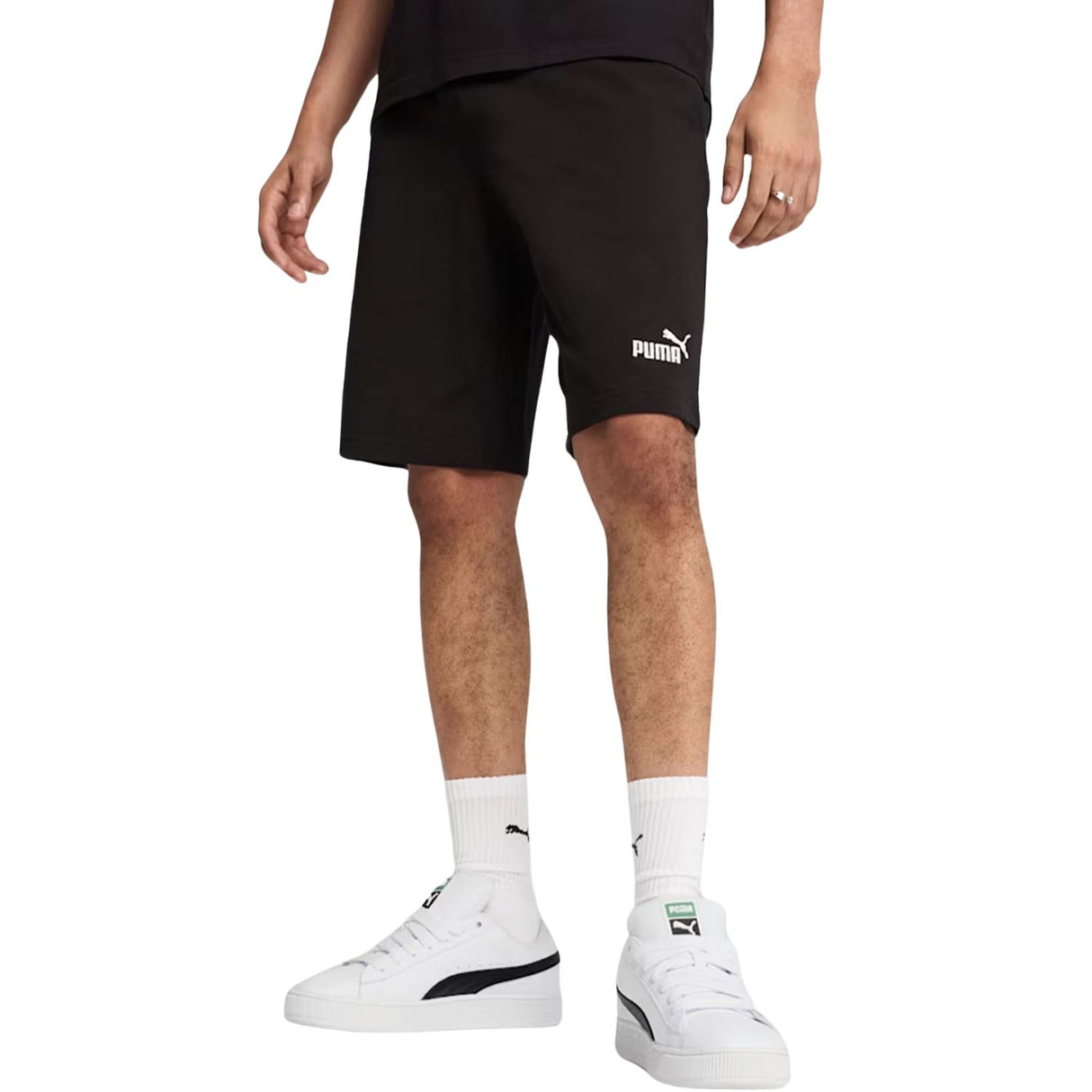 PANTALONCINO PUMA 682600 01 ESSENTIALS COTONE NERO