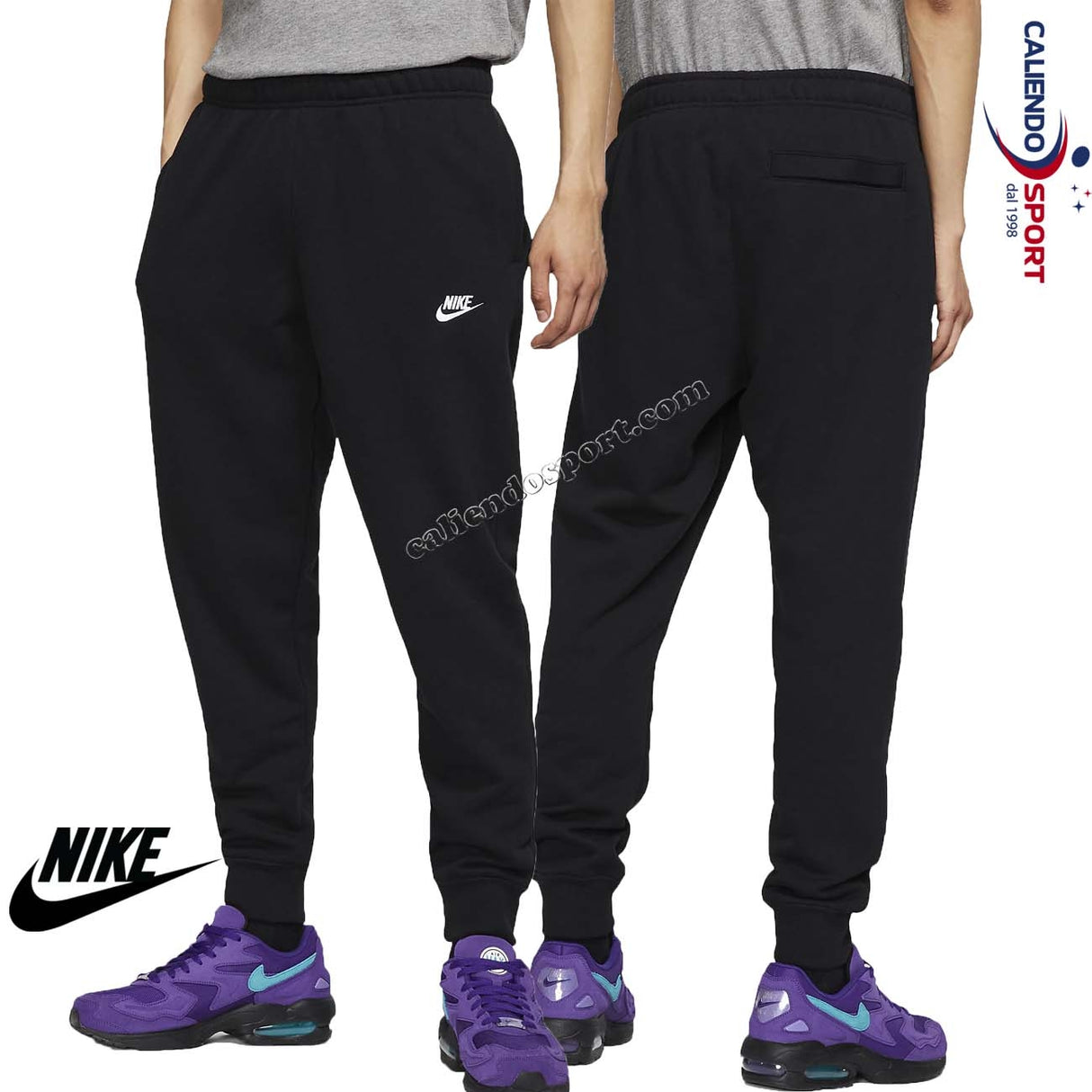 PANTALON NIKE BV2679 010 SPORTSWEAR CLUP EN COTON NOIR